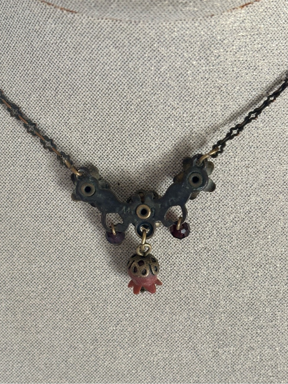 Michael Negrin Vintage Floral Necklace Pendant - Picture 3 of 5